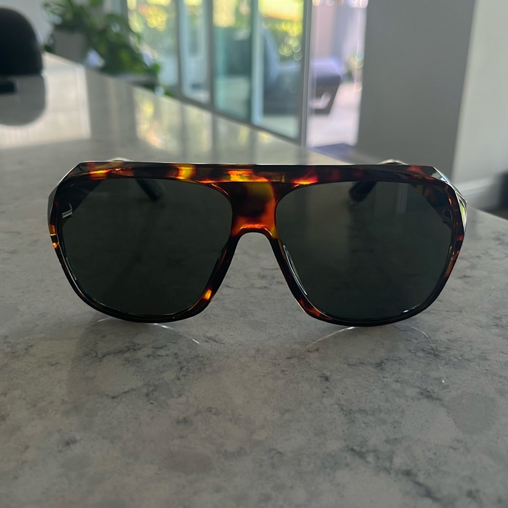 Carrera-style Tortoise sunglasses, unisex. Purchased in Italy on trip.